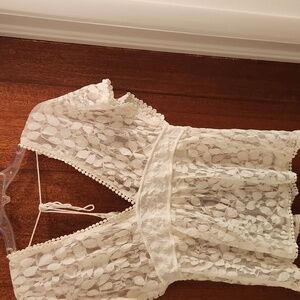 Elegant Lace V-Neck Top